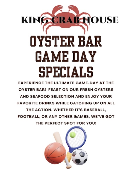 King Crab House Chicago Oyster Bar Specials